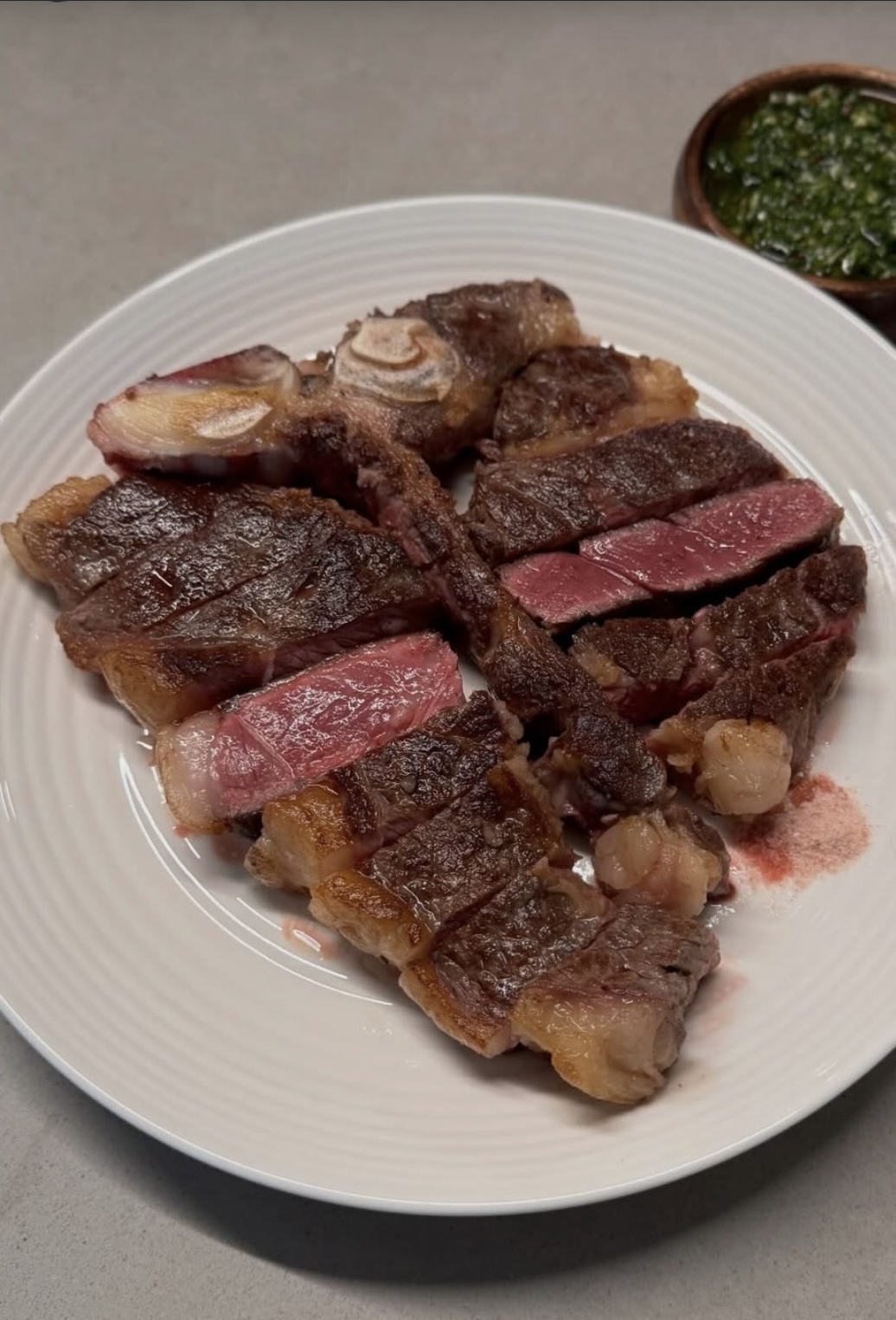 A steak I cooked at home